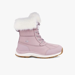 Ugg Adirondack III Fluff Women All-Weather Boots Pink (8920VBEGX)